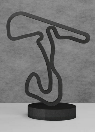 Circuit Zandvoort Layout 3D-Druck