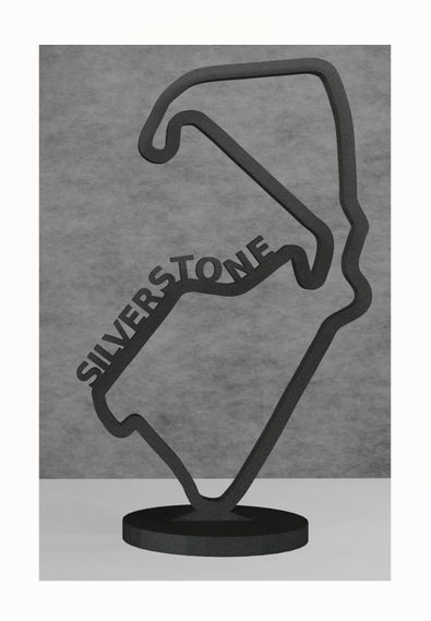 Silverstone circuitindeling 3D-printen