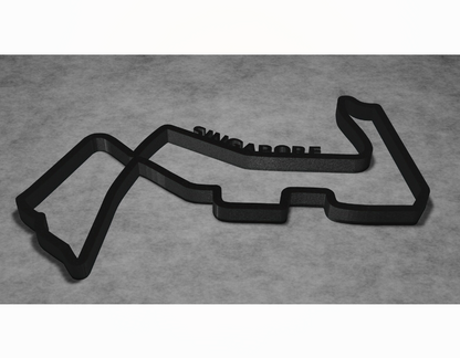 Street Circuit Singapur Layout 3D-Druck