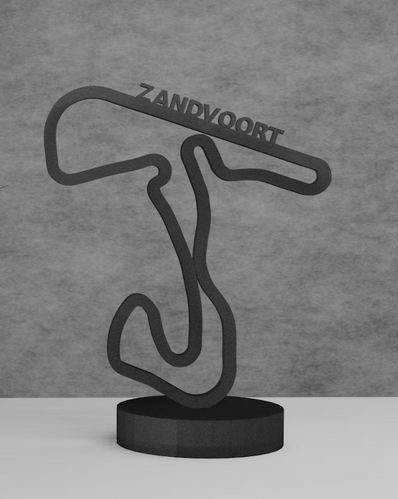 Circuit Zandvoort Layout 3D-Druck