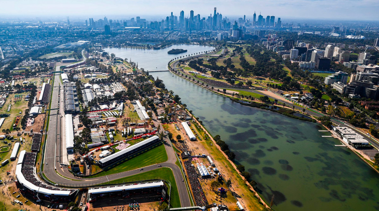 Melbourne Circuit Layout 3D printing