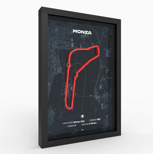 Monza-indeling 3D-printen in frame