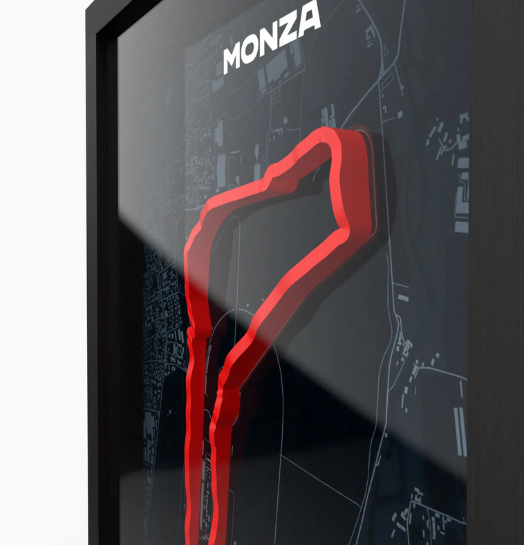 Monza Layout 3D printing in frames