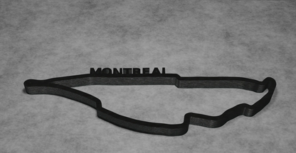 Circuit Gilles Villeneuve Layout 3D Printing