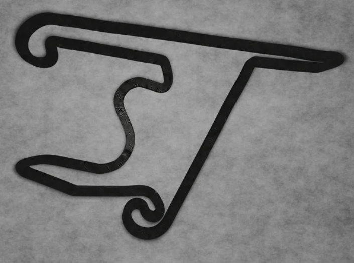 Shanghai F1 circuitindeling 3D-printen