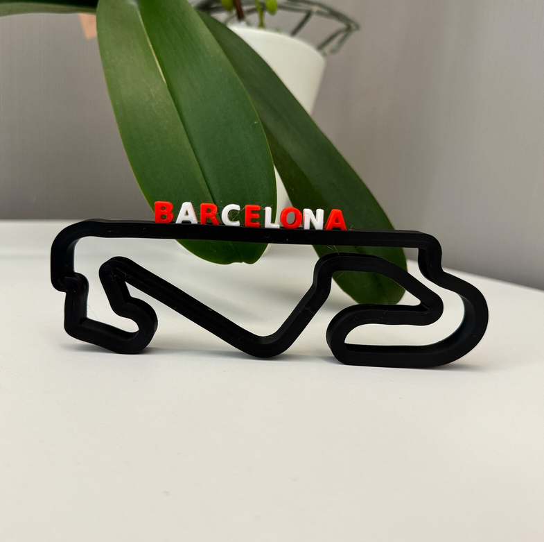 Circuit de Barcelona V2 lay-out 3D-printen