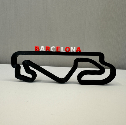 Circuit de Barcelona V2 Layout 3D-Druck