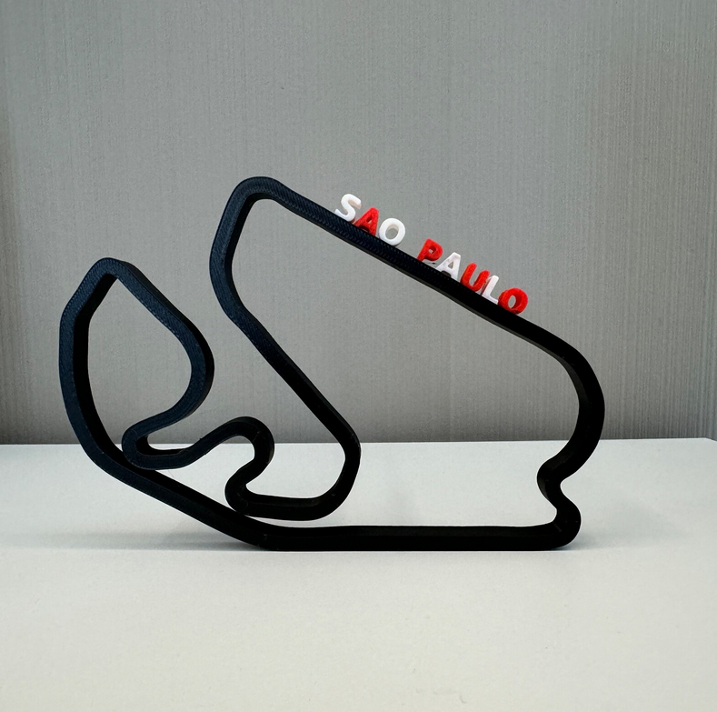 Interlagos São Paulo V2 Layout 3D-Druck