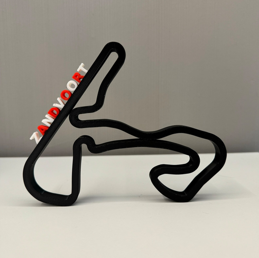 Circuit Zandvoort V2 layout 3D printing 