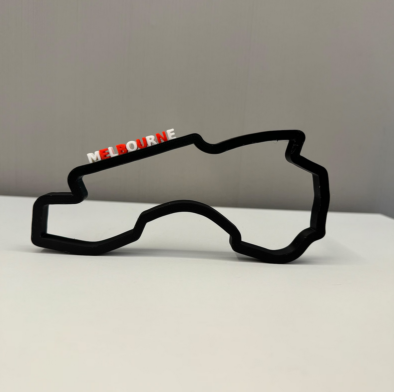 Melbourne Circuit V2 Layout 3D-Druck