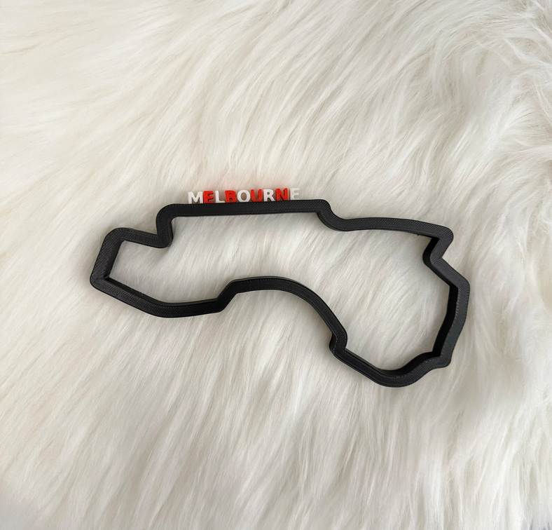 Melbourne Circuit V2 Layout 3D Printing