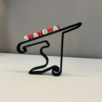 Shanghai F1 Circuit V2-indeling 3D-printen