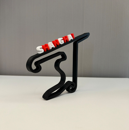 Shanghai F1 Circuit V2 Layout 3D-Druck