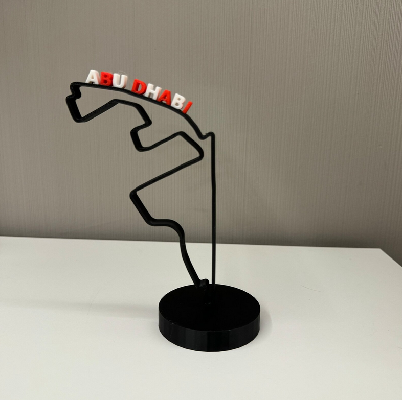 Yas Marina Circuit V2 Layout 3D-Druck