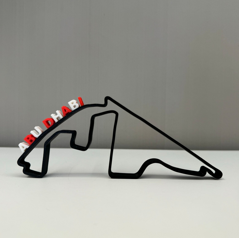 Yas Marina Circuit V2 Layout 3D-Druck