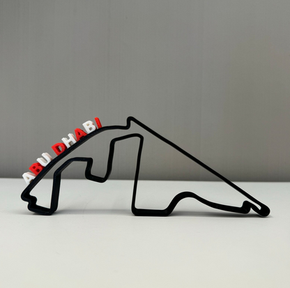 Yas Marina Circuit V2 Layout 3D Printing