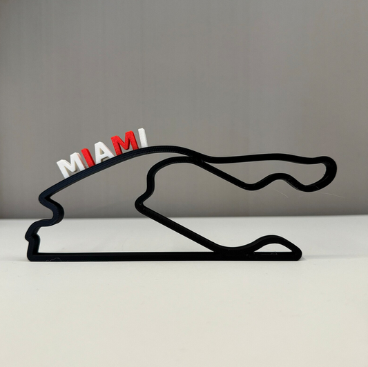 Miami International Autodrome V2 Layout 3D Printing