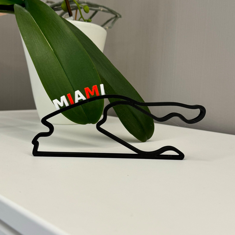 Miami International Autodrome V2 Layout 3D Printing
