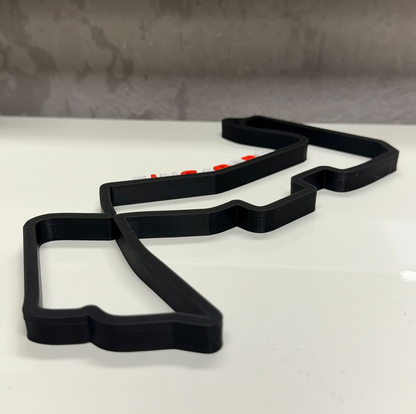 Street Circuit Singapore V2 Layout 3D-printen