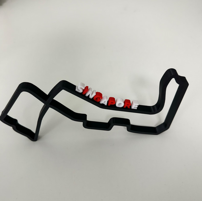 Street Circuit Singapur V2 Layout 3D-Druck