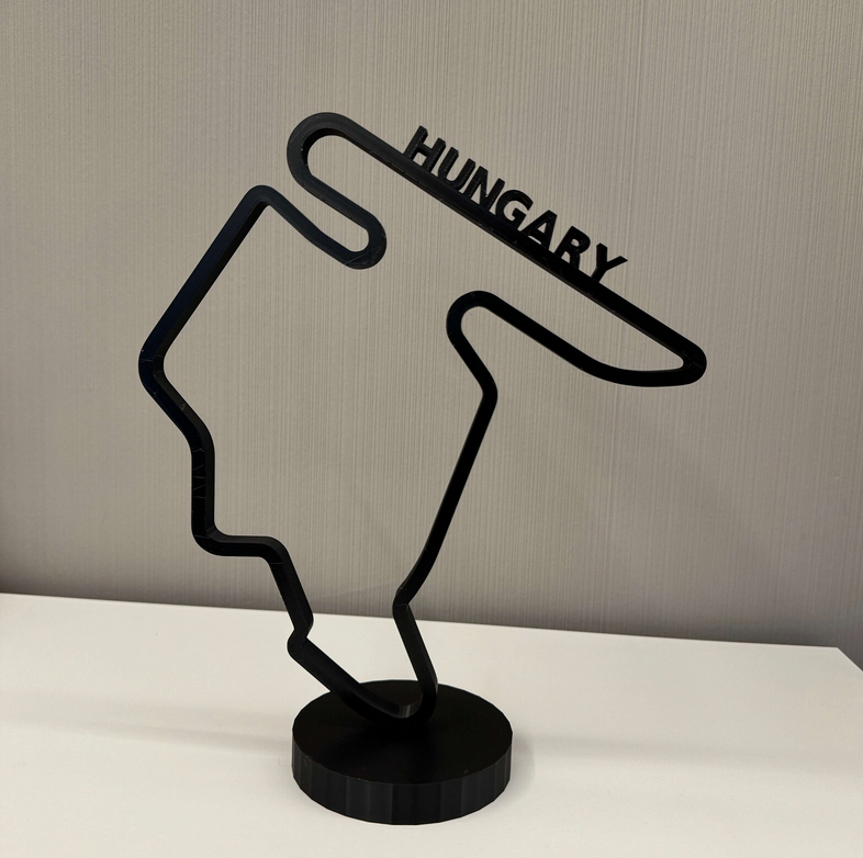 Hungaroring Layout 3D-Druck