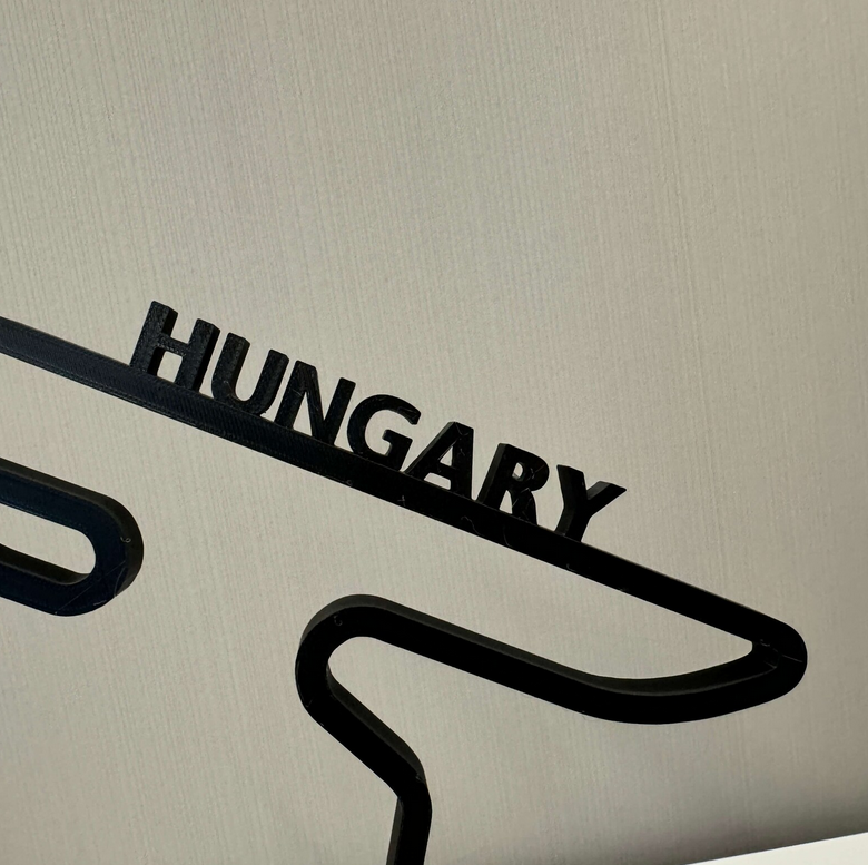 Hungaroring Layout 3D printing