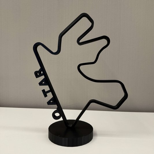 Losail Circuit Qatar Layout 3D printing