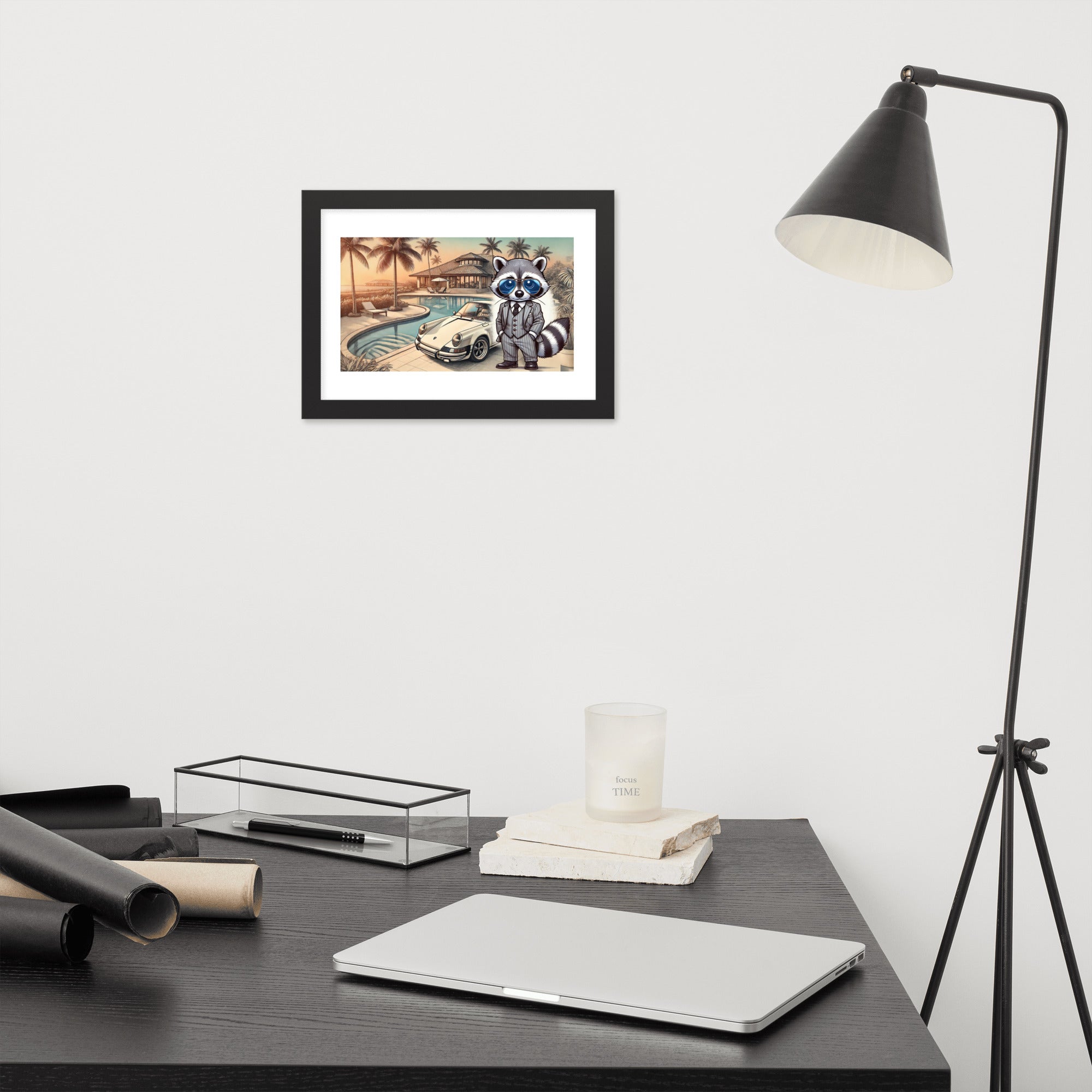 Framed poster "Carrera in summer"