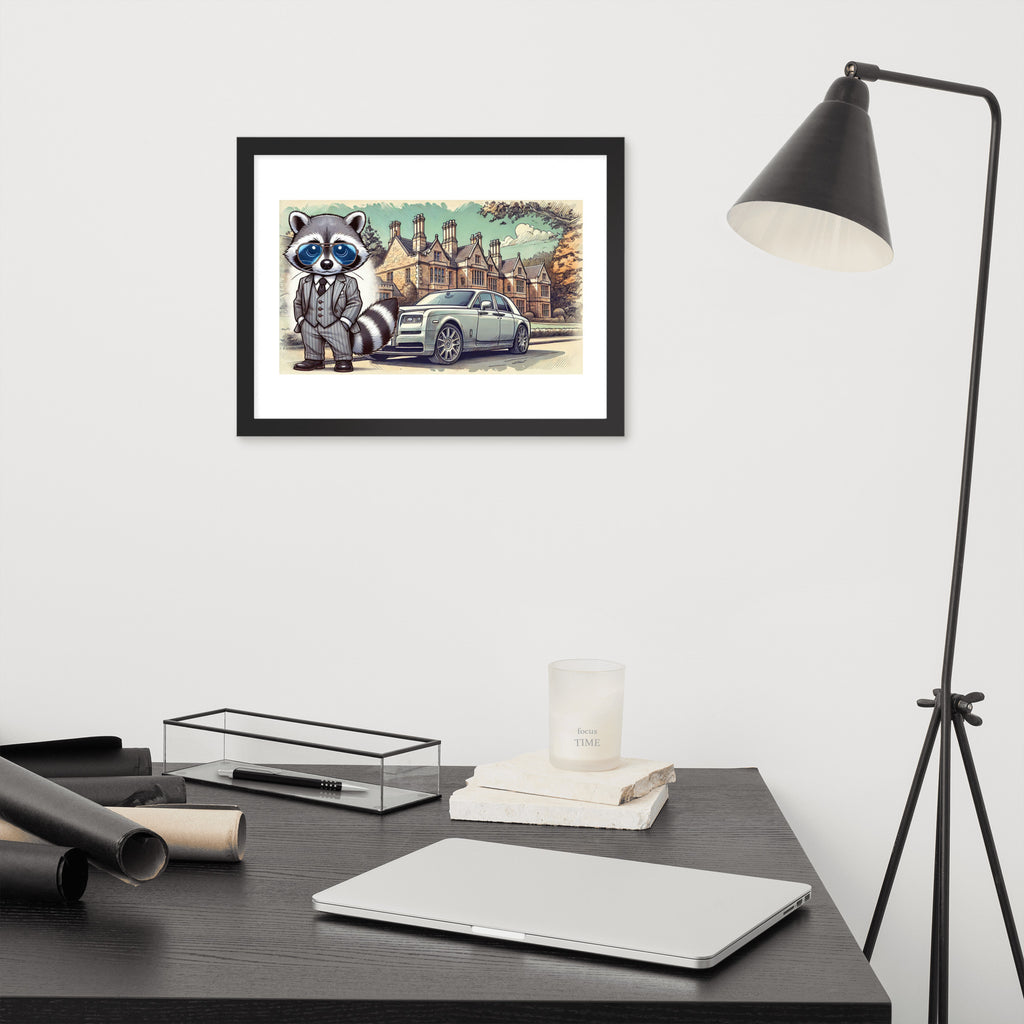 Framed poster "RR in summer"