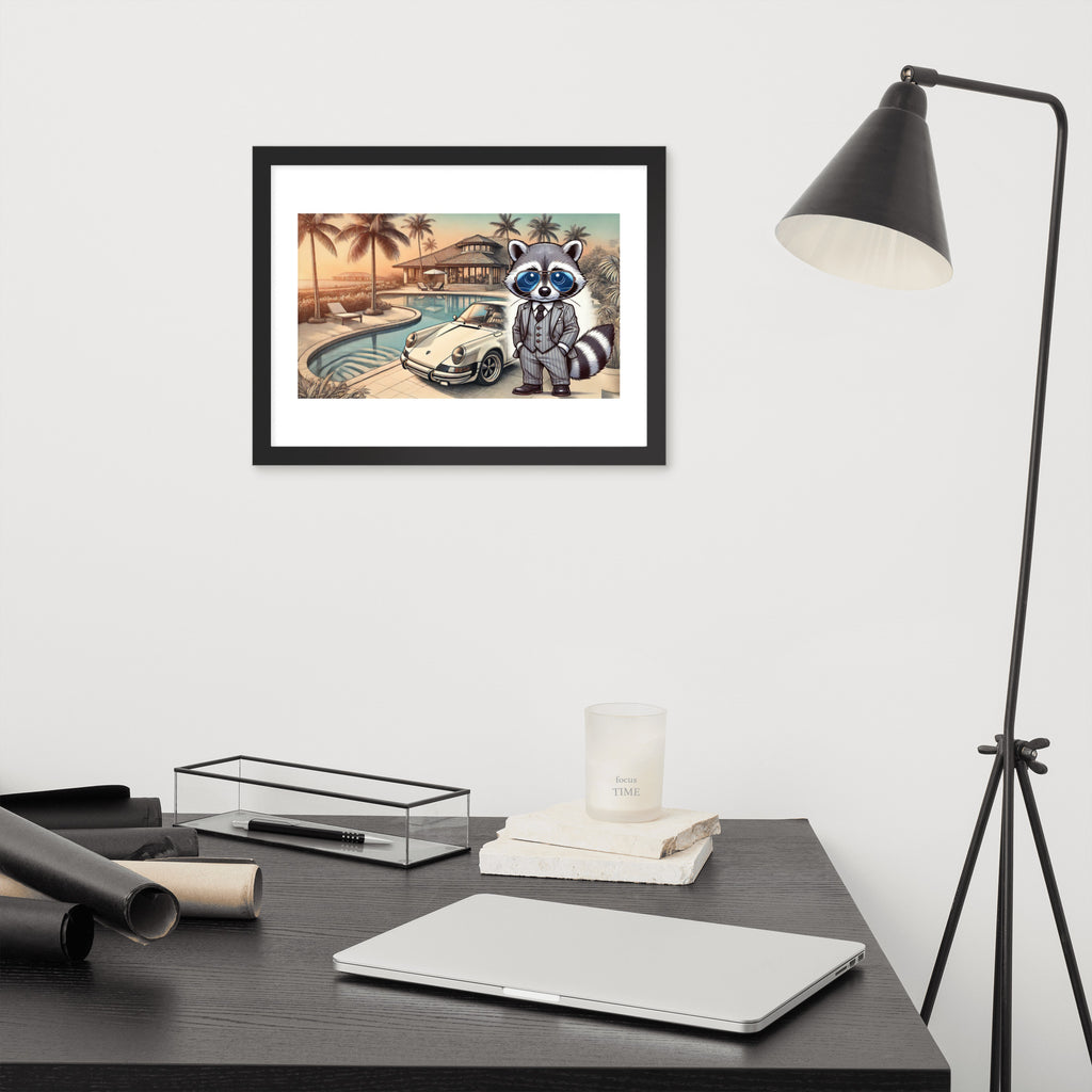 Framed poster "Carrera in summer"