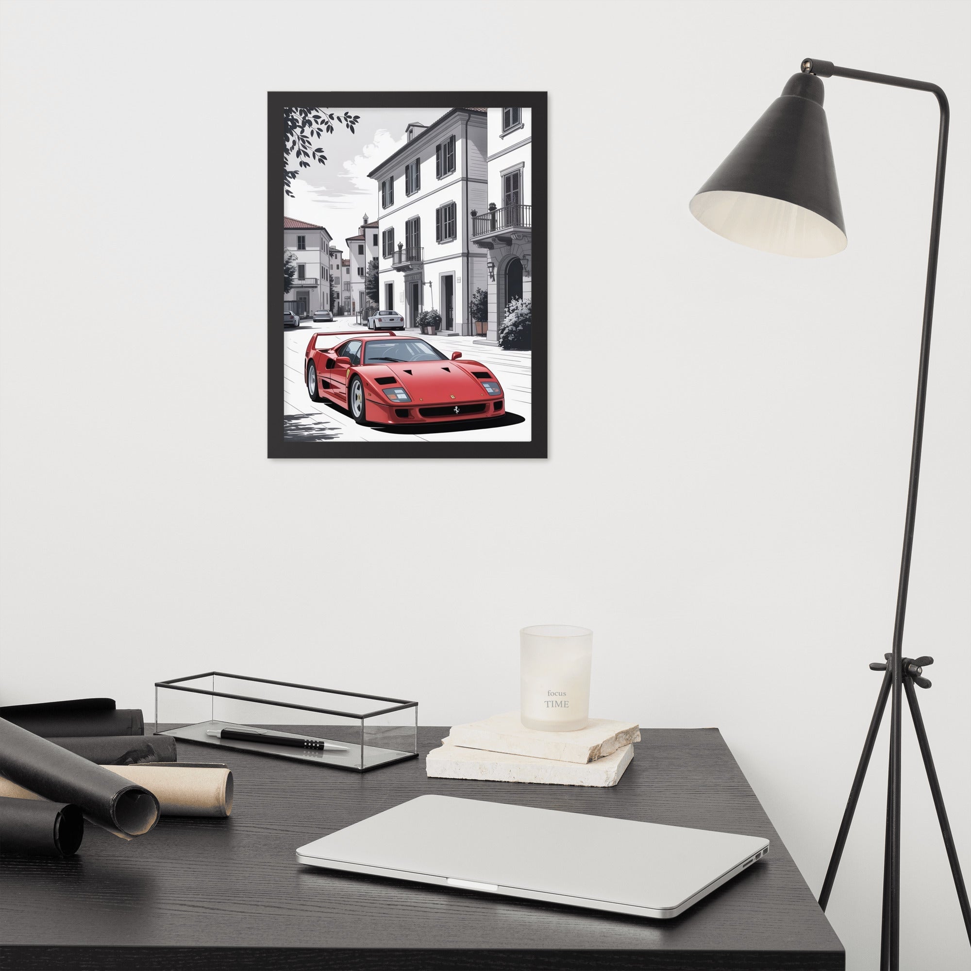 Gerahmtes Poster "Red Beauty"