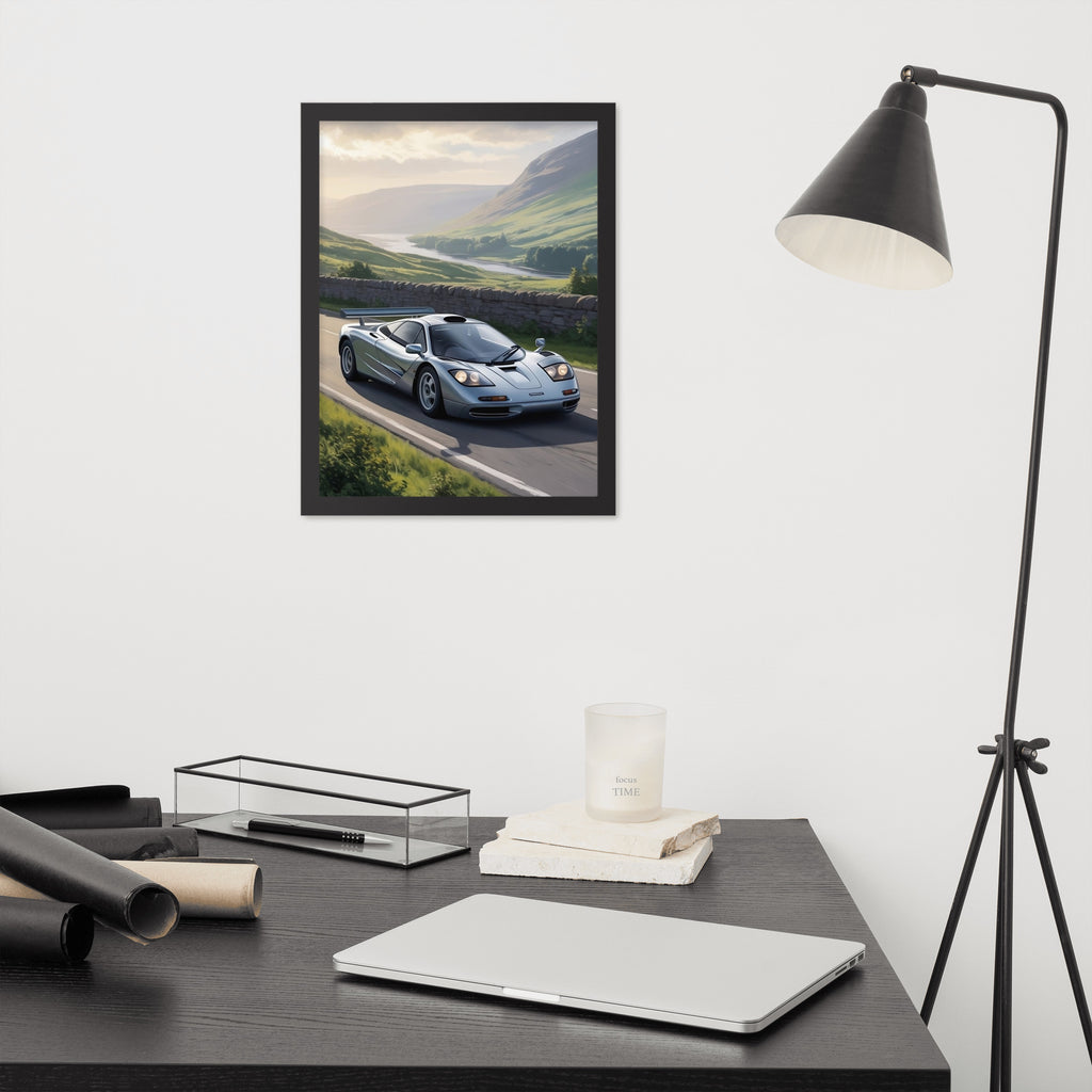 Gerahmtes Poster "F1"