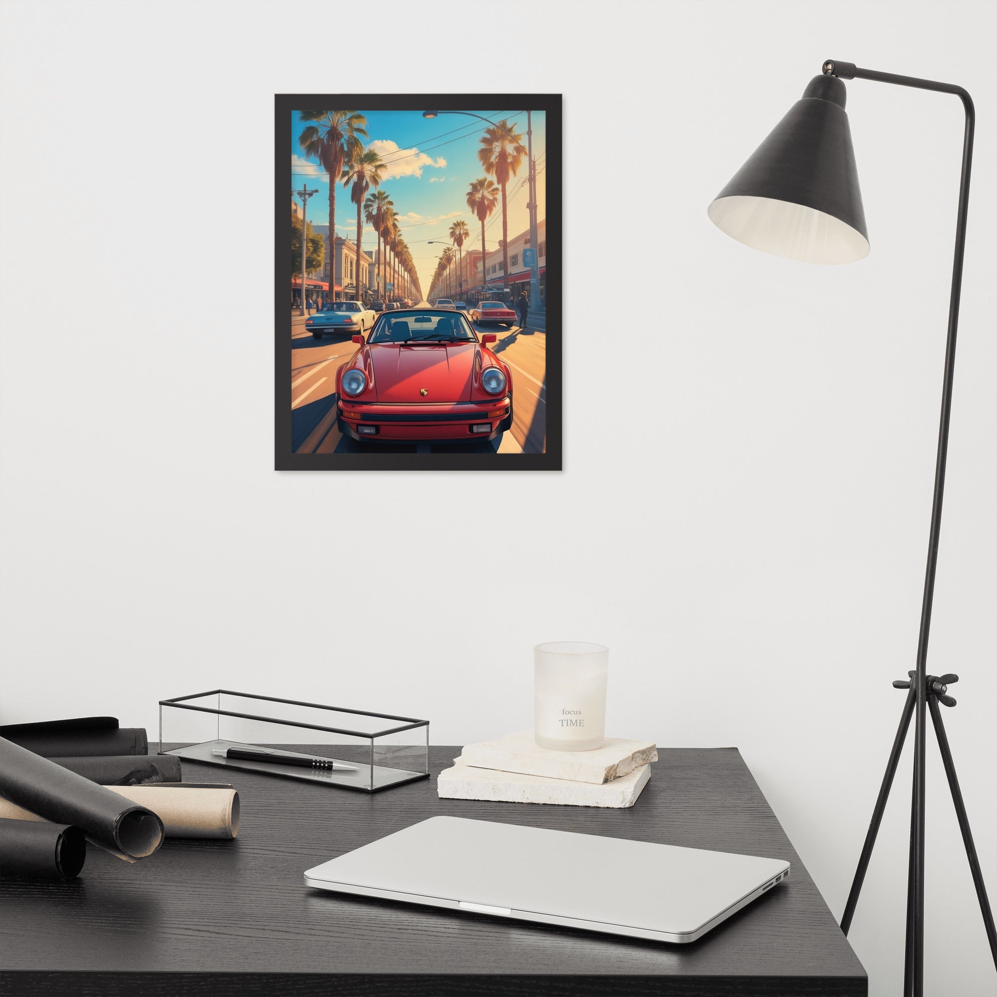 Gerahmtes Poster "California Drive"