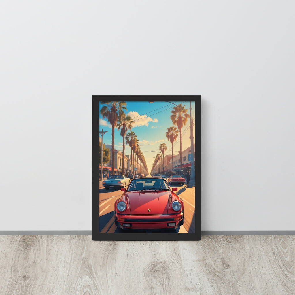 Gerahmtes Poster "California Drive"