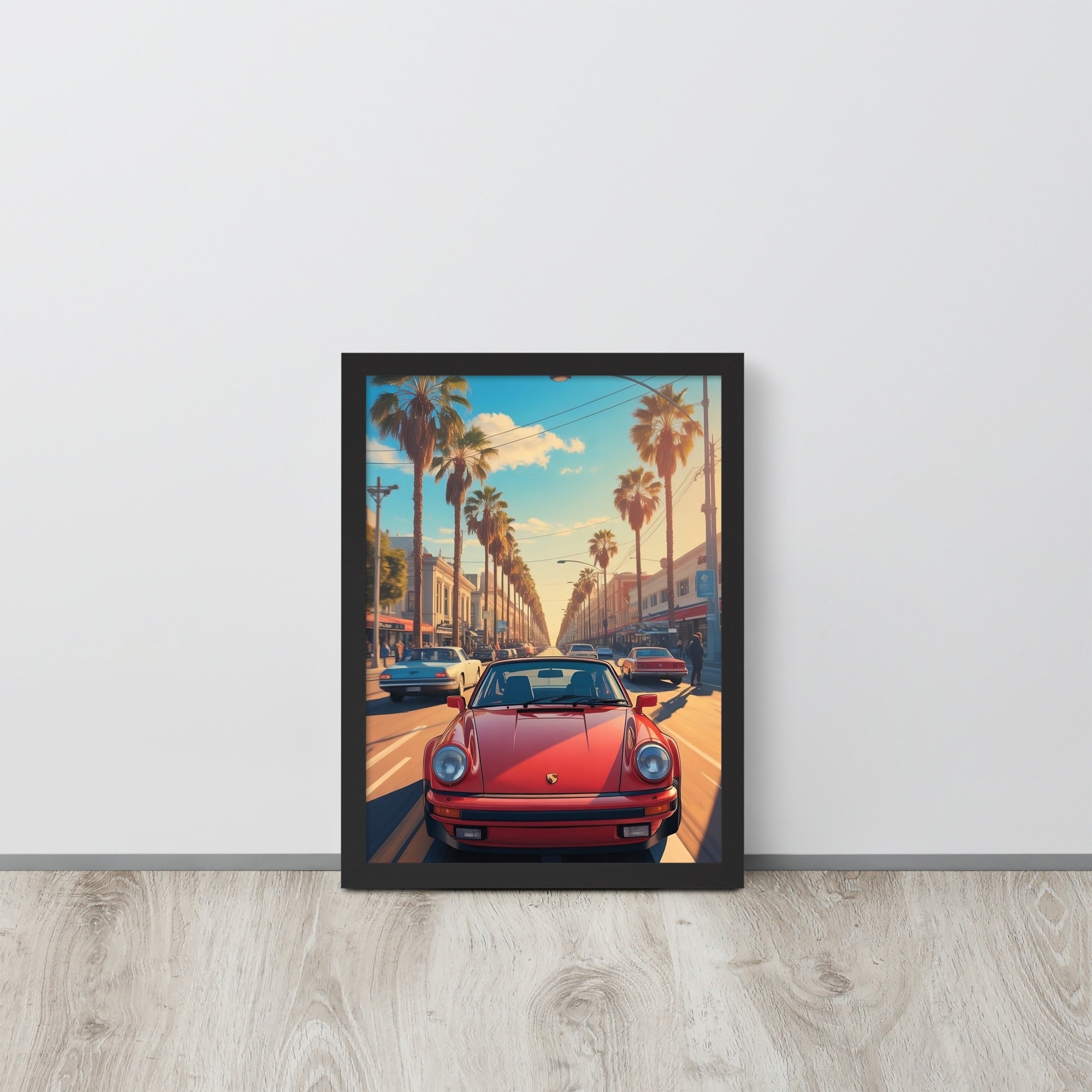 Gerahmtes Poster "California Drive"