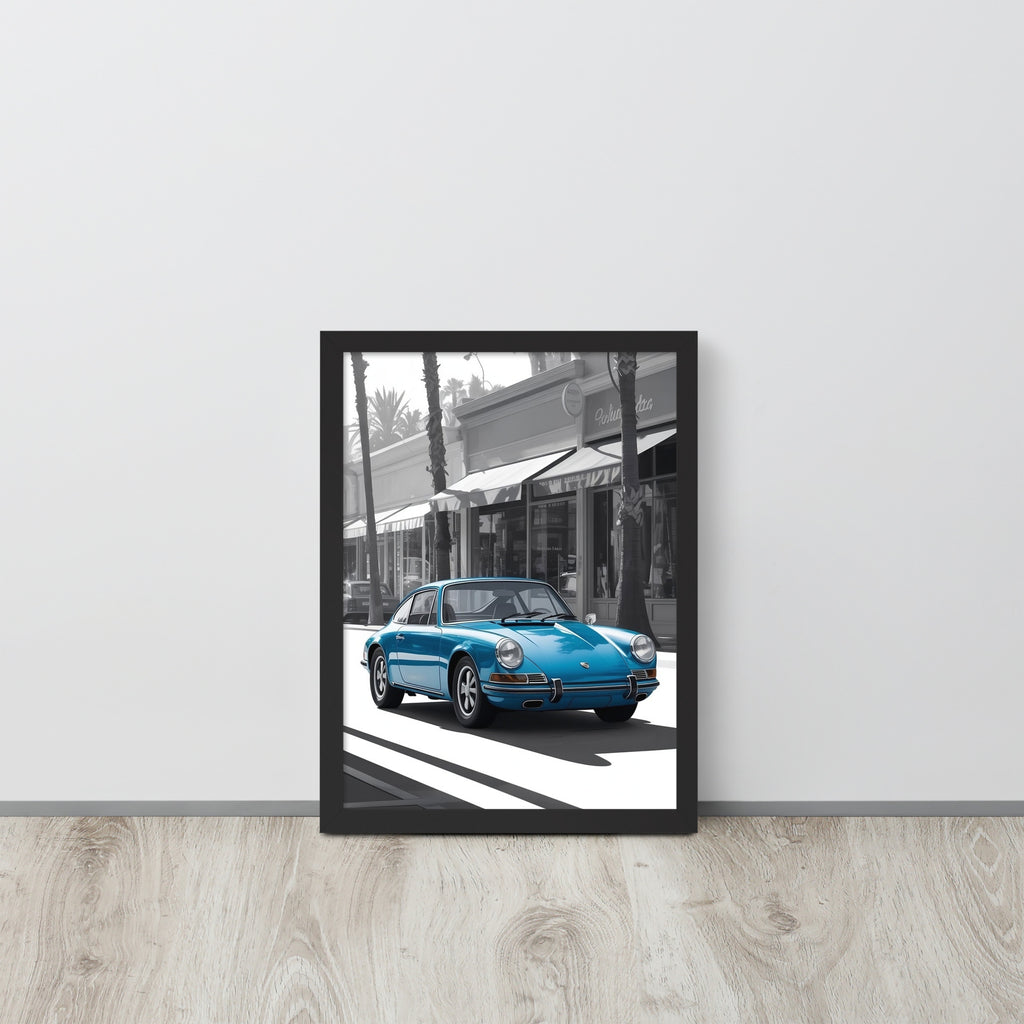 Gerahmtes Poster "Blue Dreams"