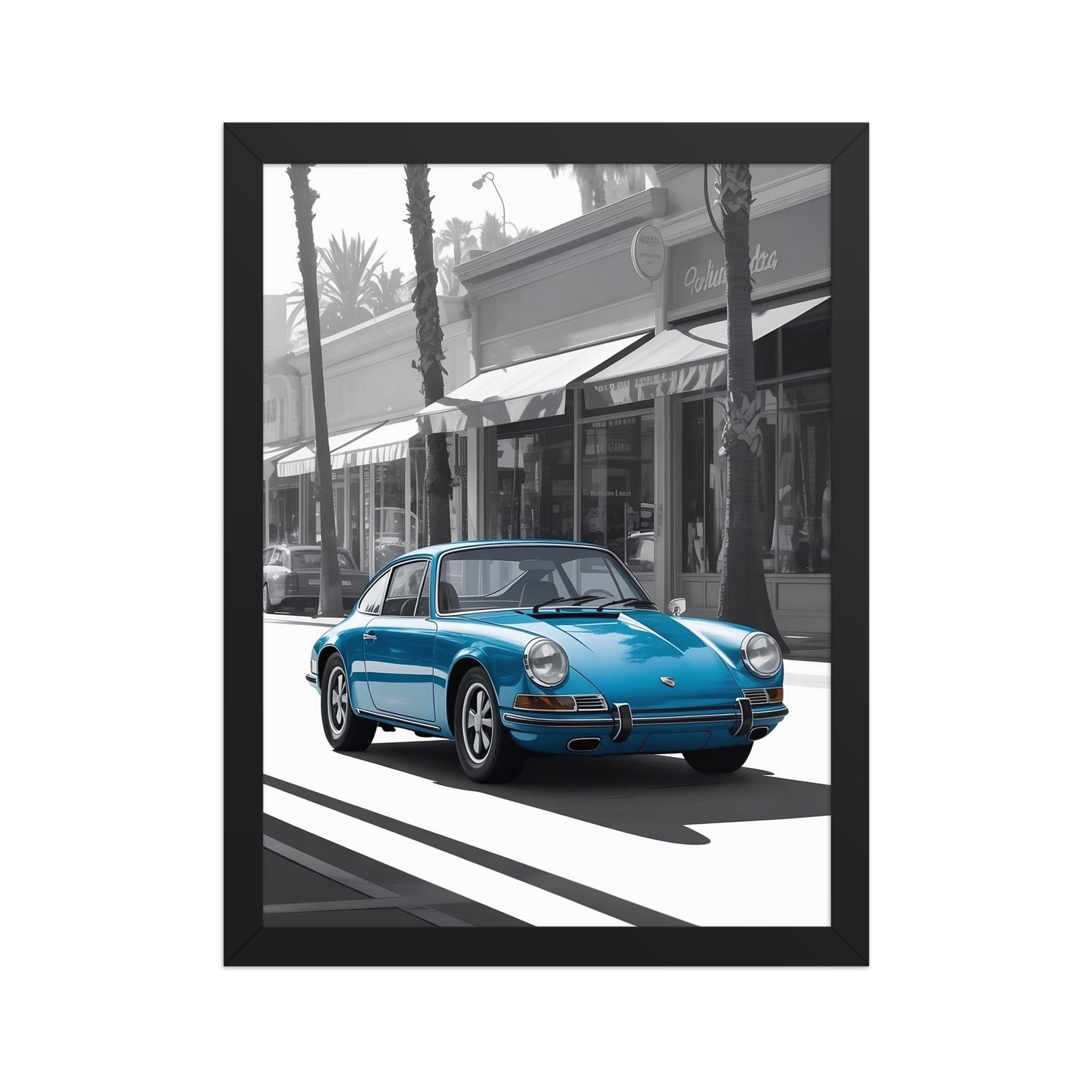 Gerahmtes Poster "Blue Dreams"