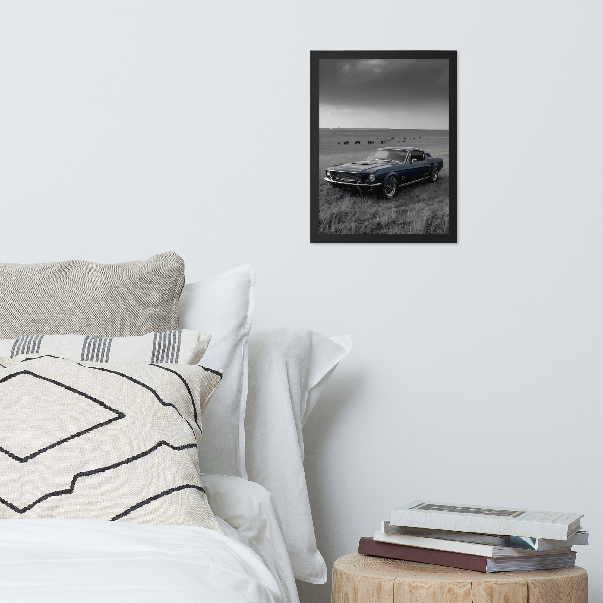 Gerahmtes Poster "Mustang"