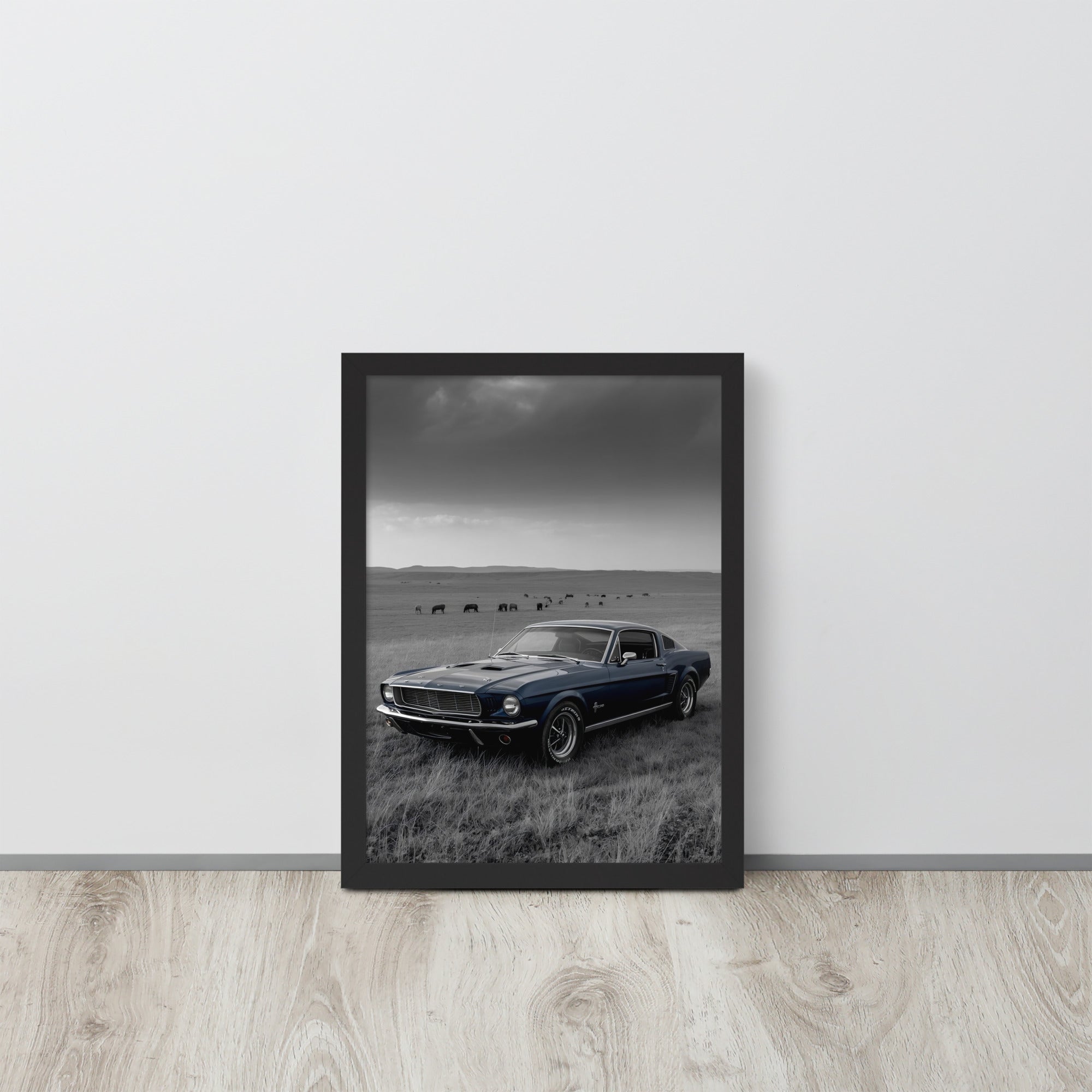 Gerahmtes Poster "Mustang"