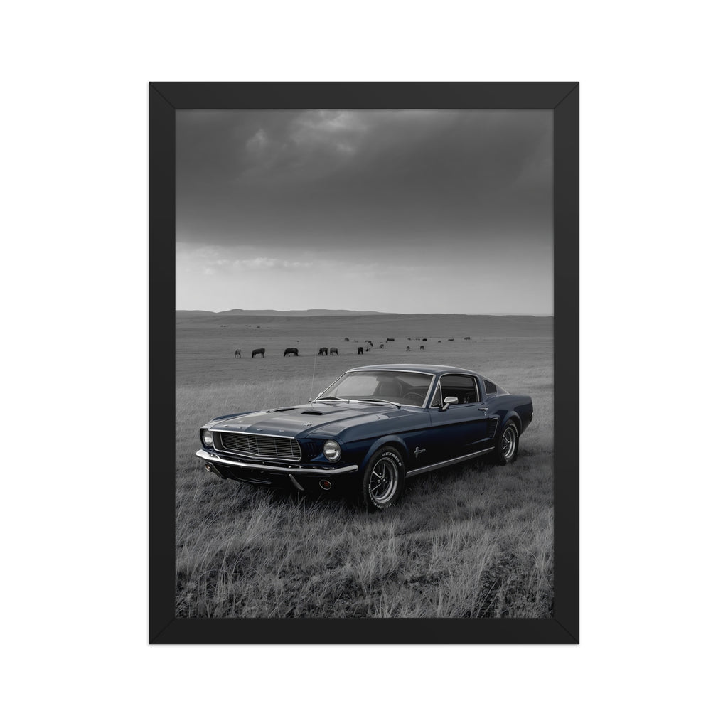 Gerahmtes Poster "Mustang"