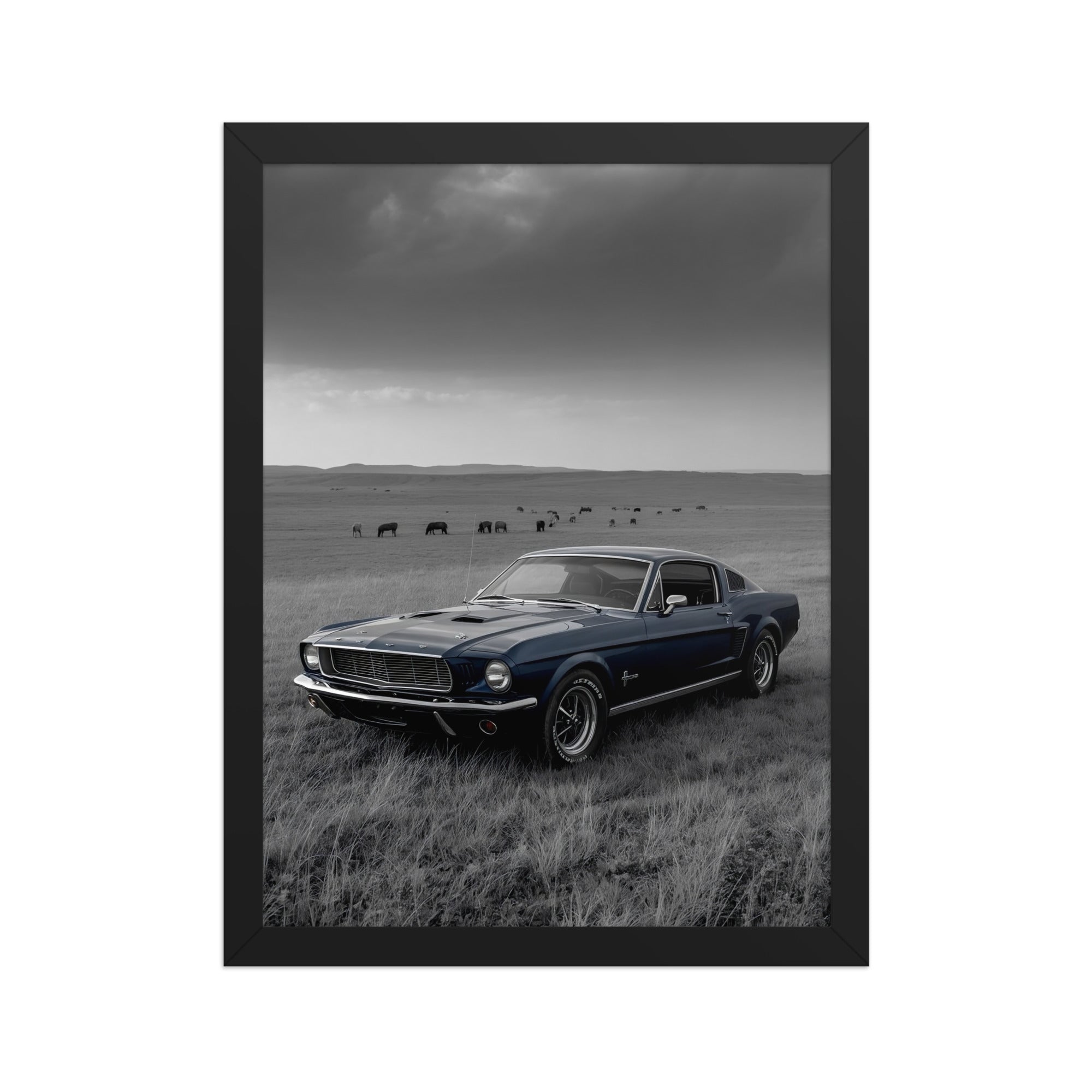 Gerahmtes Poster "Mustang"
