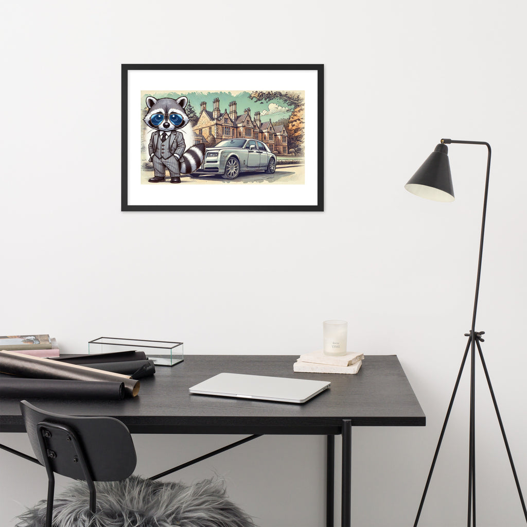 Framed poster "RR in summer"