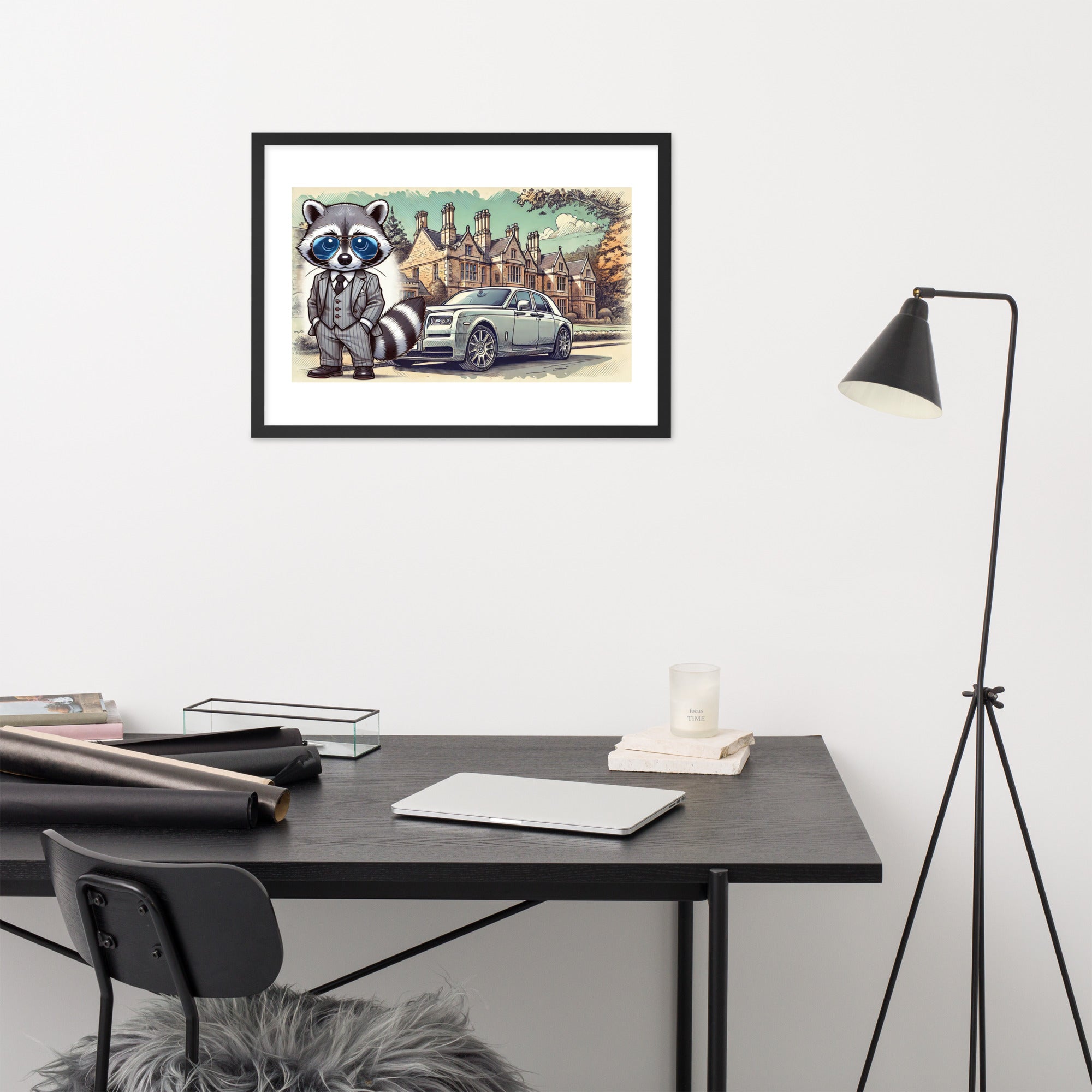 Framed poster "RR in summer"