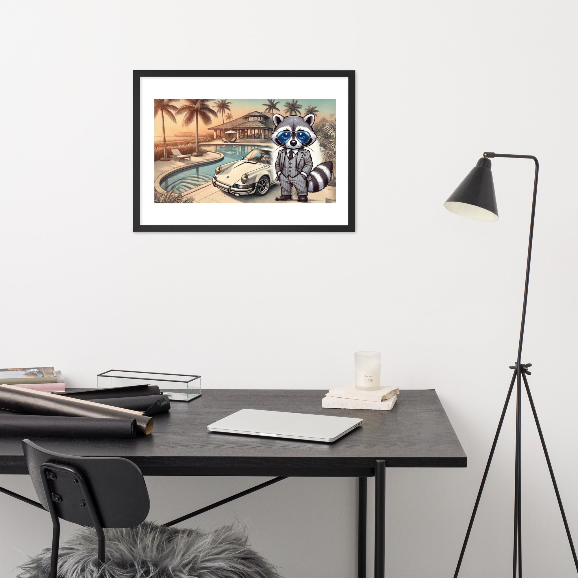 Framed poster "Carrera in summer"