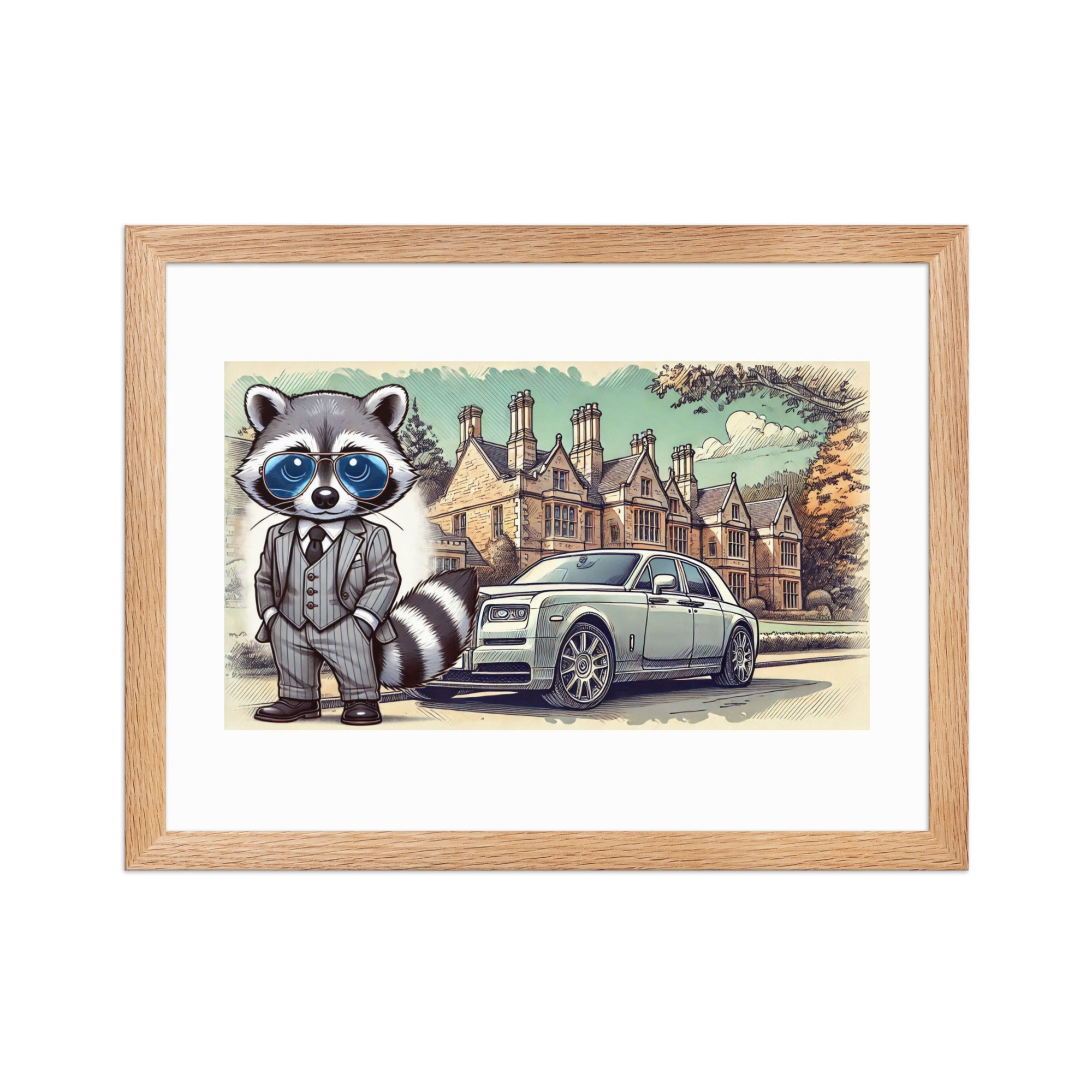 Framed poster "RR in summer"