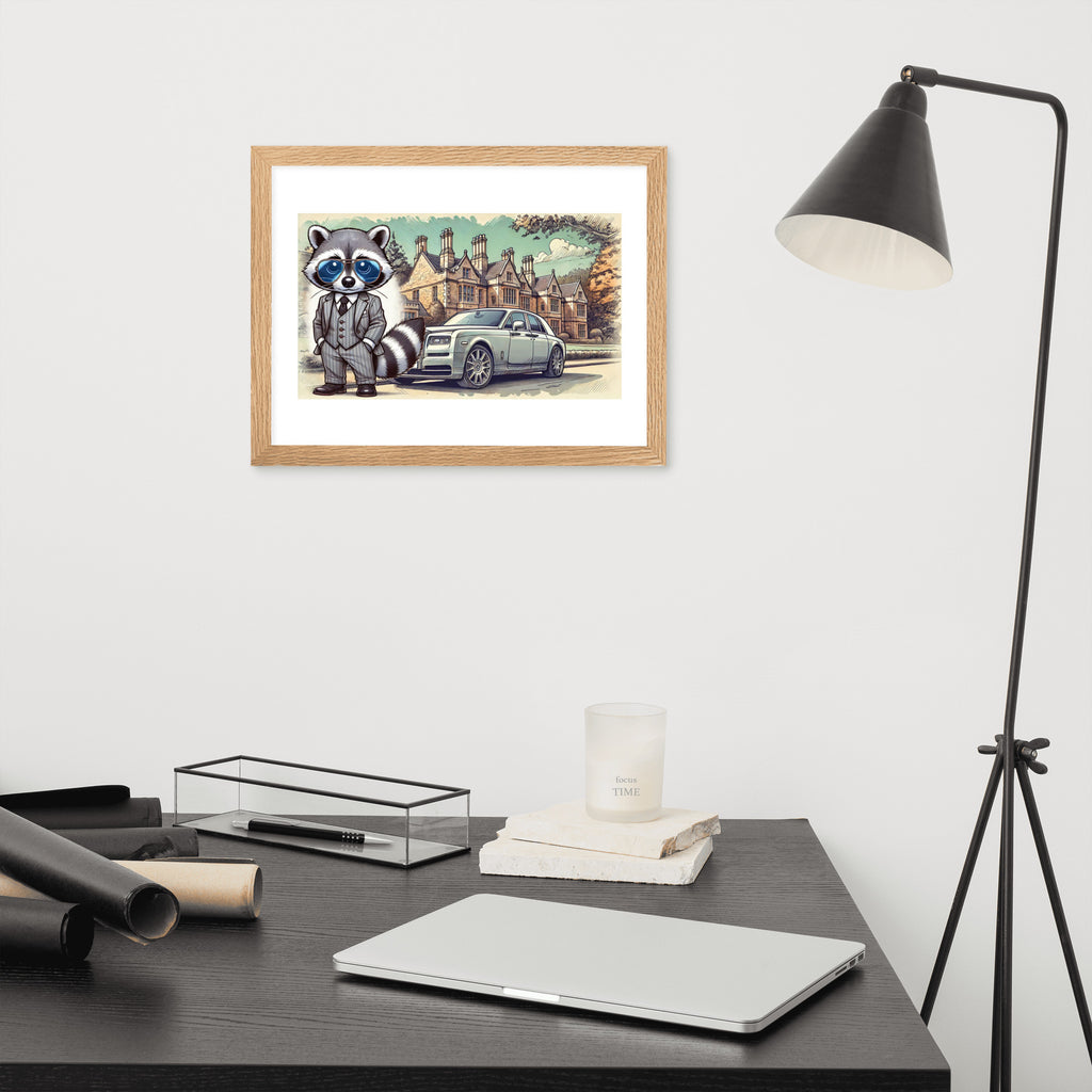 Framed poster "RR in summer"