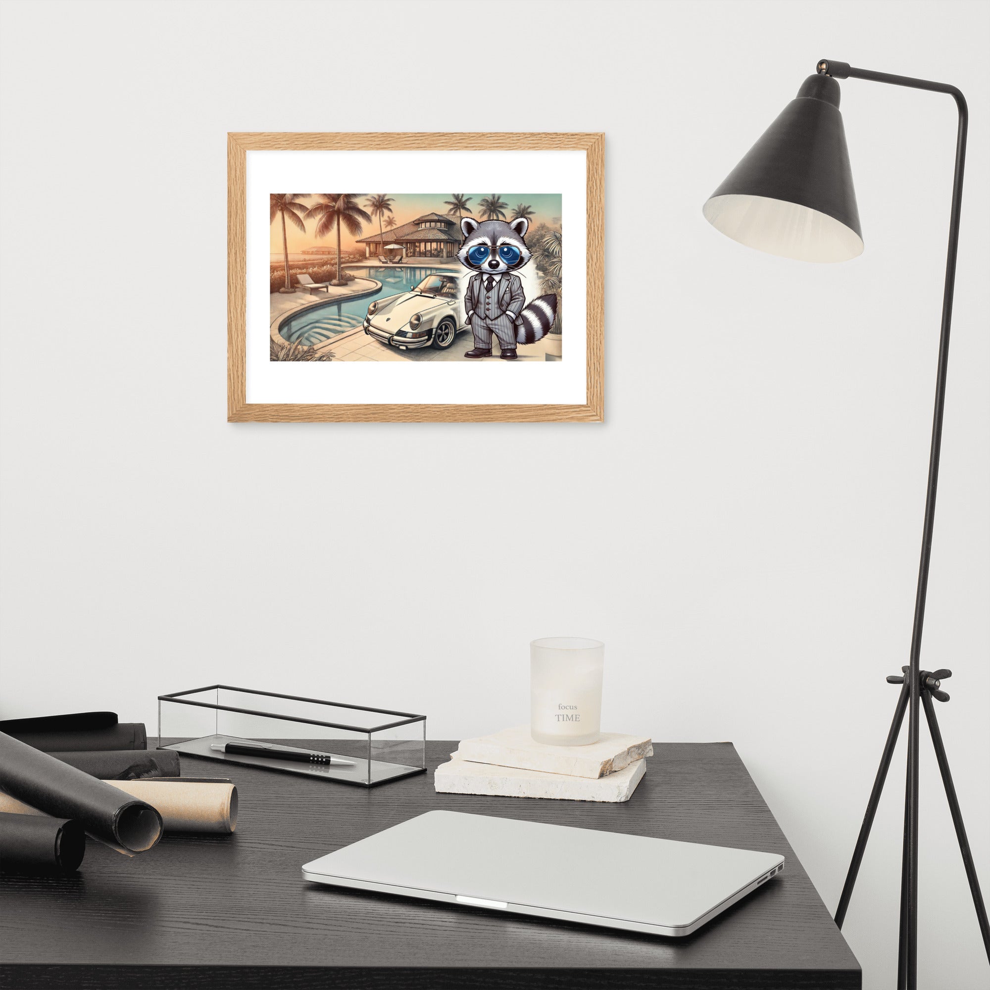 Framed poster "Carrera in summer"