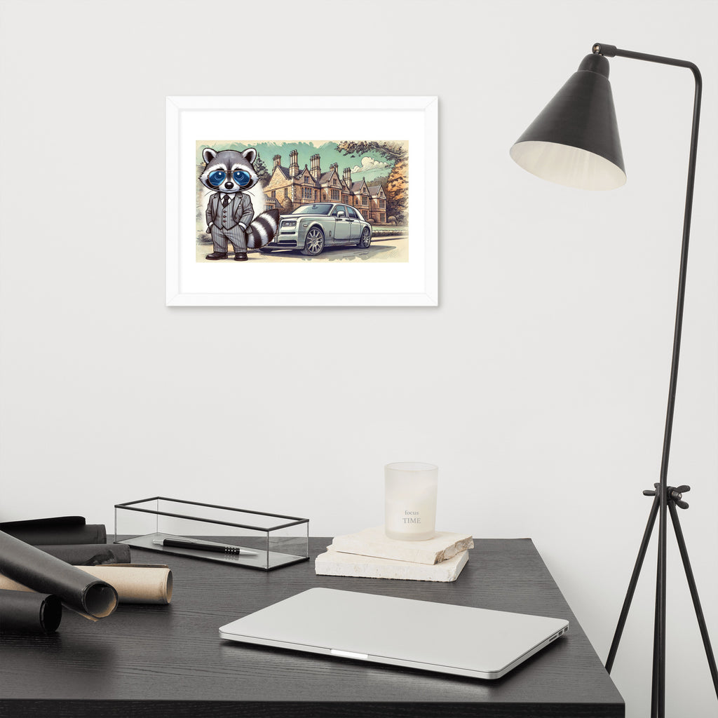 Framed poster "RR in summer"