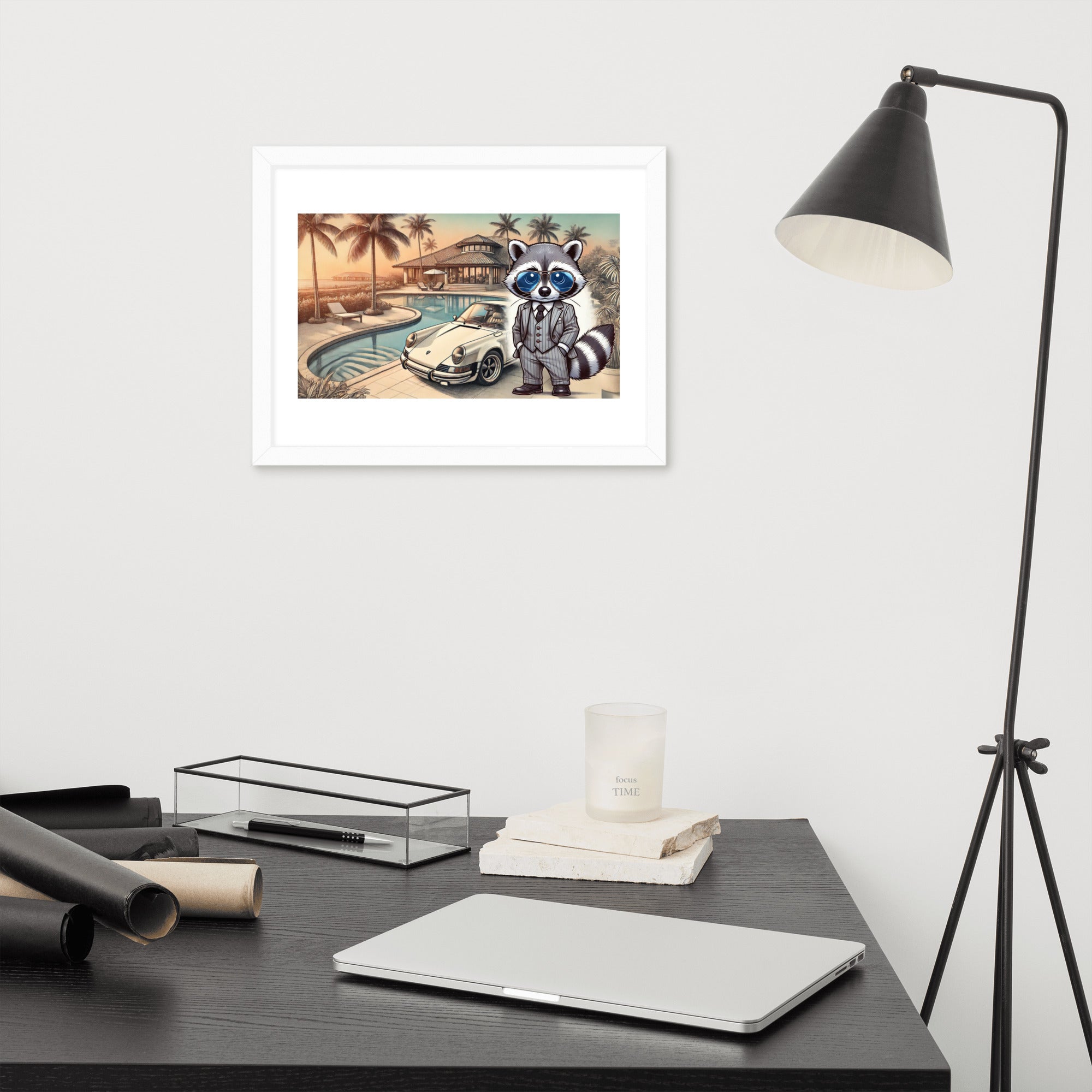 Framed poster "Carrera in summer"