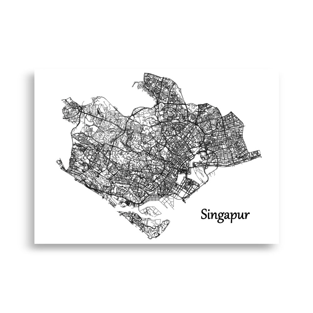 Poster "Singapur"